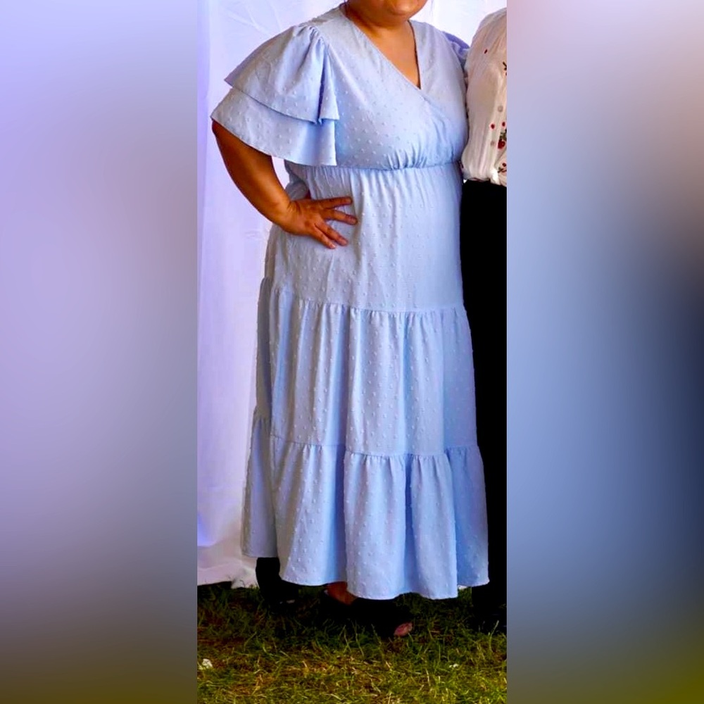 Light blue dress